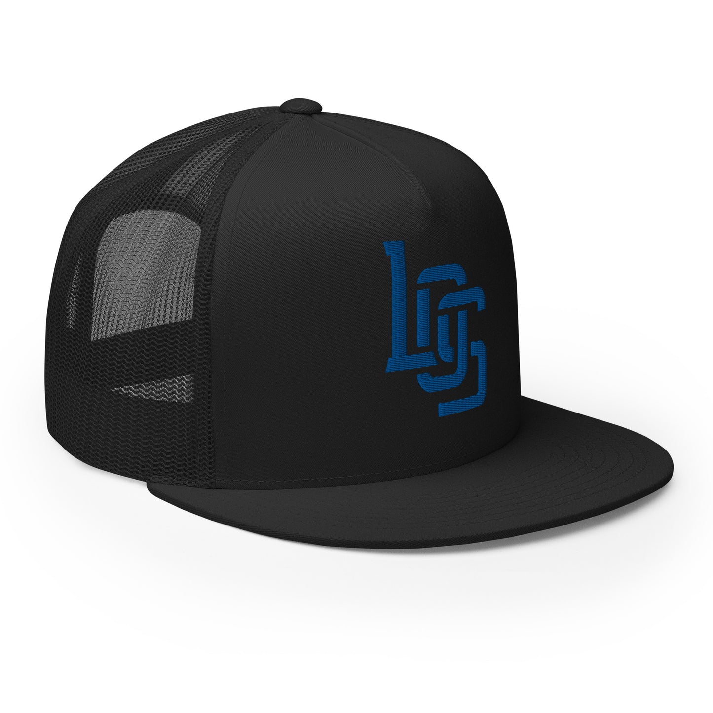 "LOS" Five Panel Trucker Cap | Yupoong 6006 | E Luna CLASSIC 1 Royal Thread Front Logo