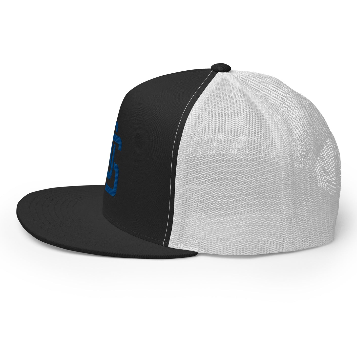 "LOS" Five Panel Trucker Cap | Yupoong 6006 | E Luna CLASSIC 1 Royal Thread Front Logo