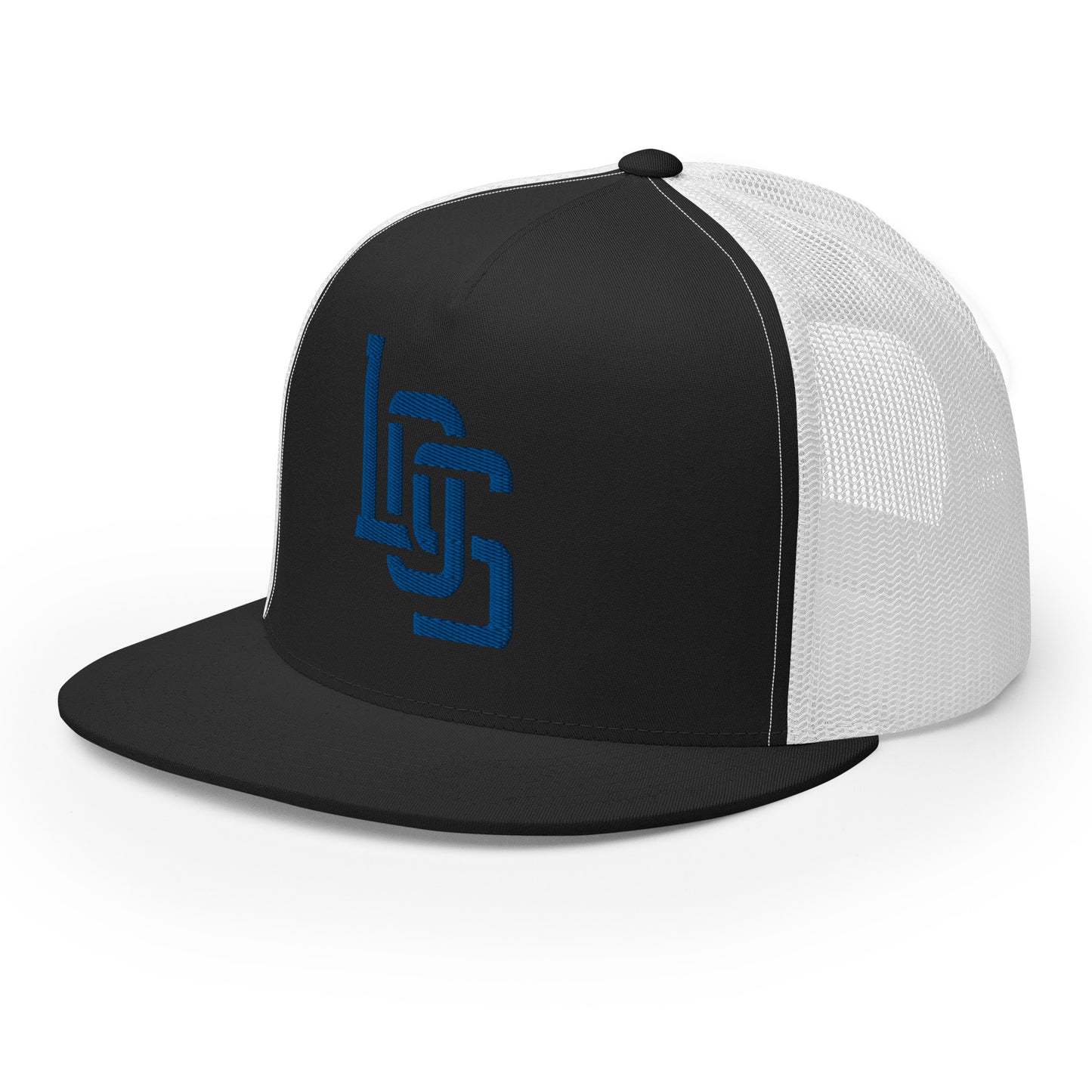 "LOS" Five Panel Trucker Cap | Yupoong 6006 | E Luna CLASSIC 1 Royal Thread Front Logo