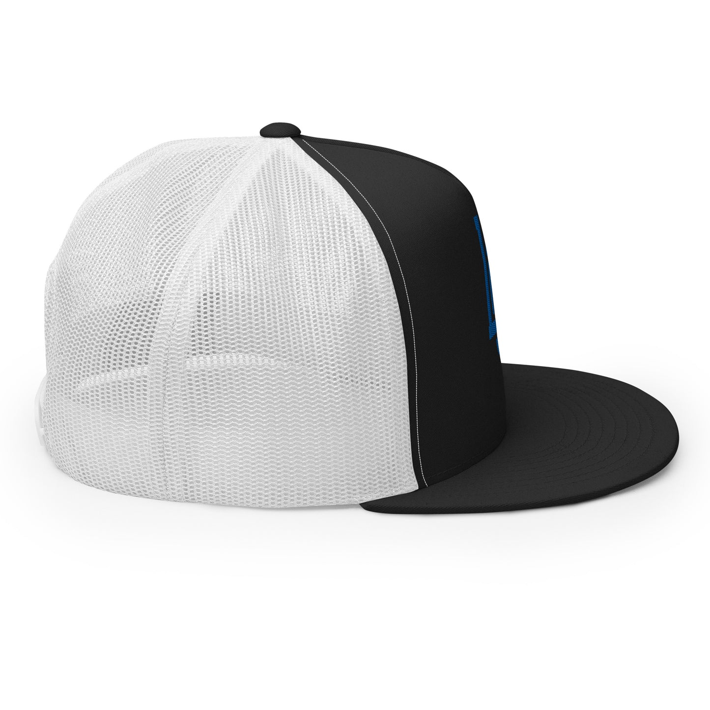 "LOS" Five Panel Trucker Cap | Yupoong 6006 | E Luna CLASSIC 1 Royal Thread Front Logo