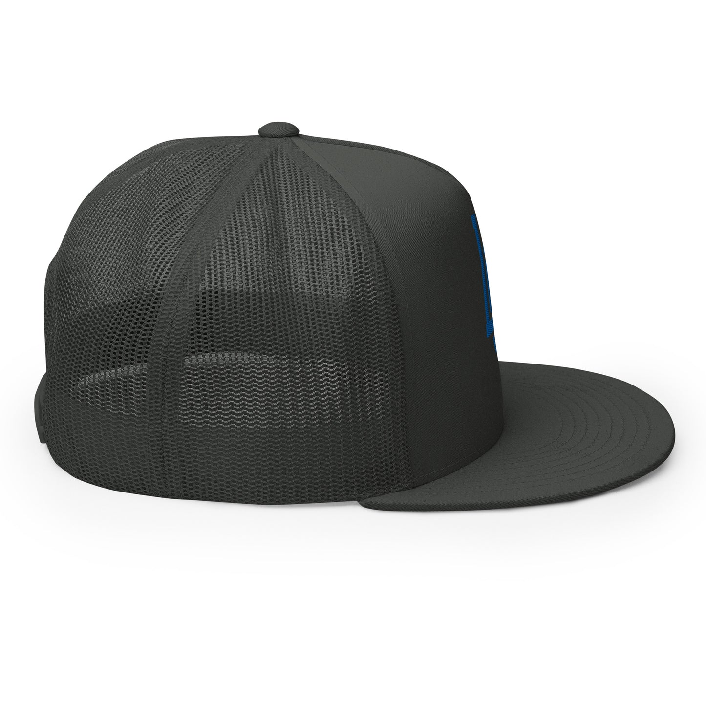 "LOS" Five Panel Trucker Cap | Yupoong 6006 | E Luna CLASSIC 1 Royal Thread Front Logo