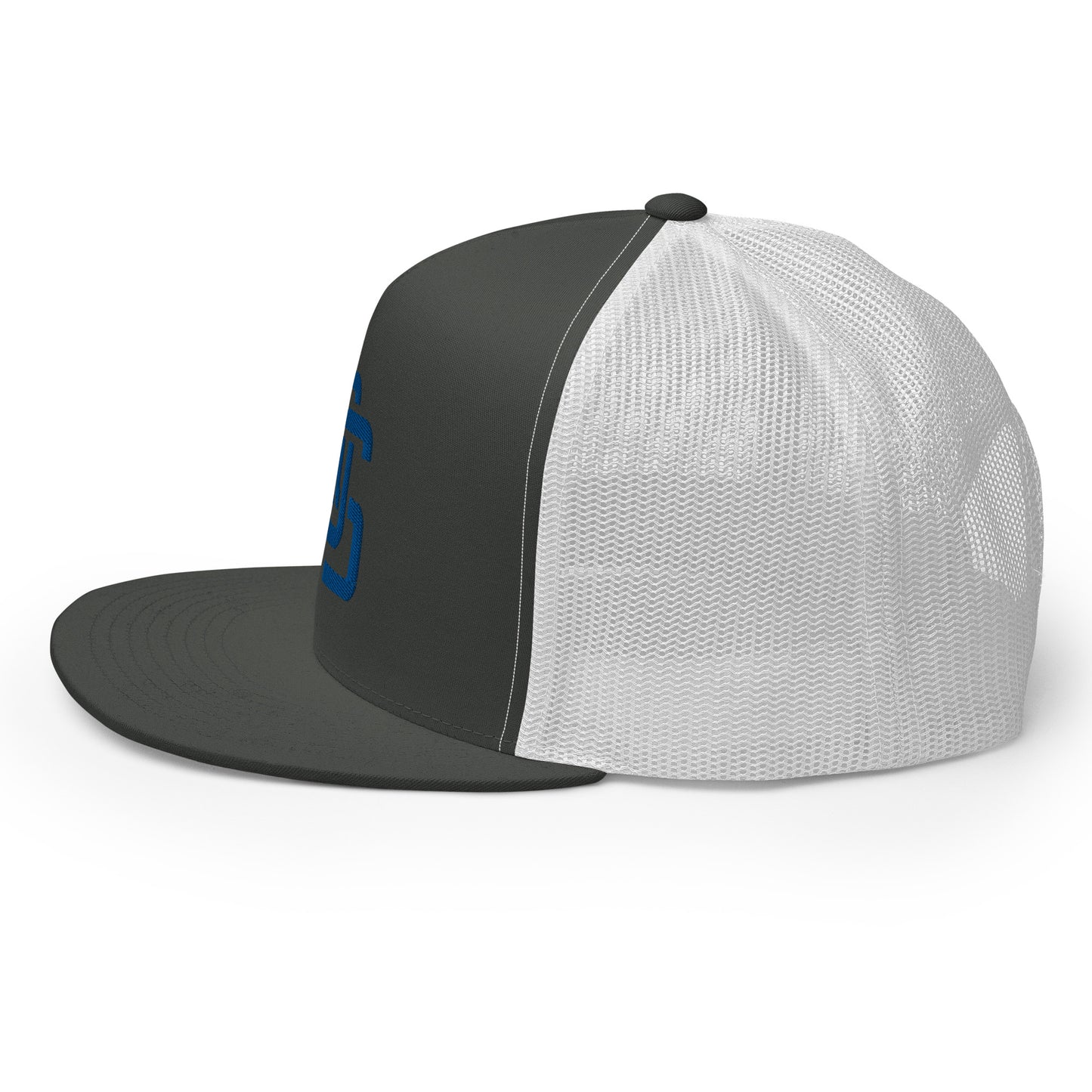"LOS" Five Panel Trucker Cap | Yupoong 6006 | E Luna CLASSIC 1 Royal Thread Front Logo