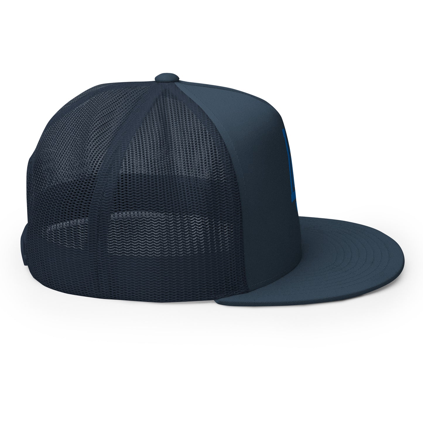 "LOS" Five Panel Trucker Cap | Yupoong 6006 | E Luna CLASSIC 1 Royal Thread Front Logo