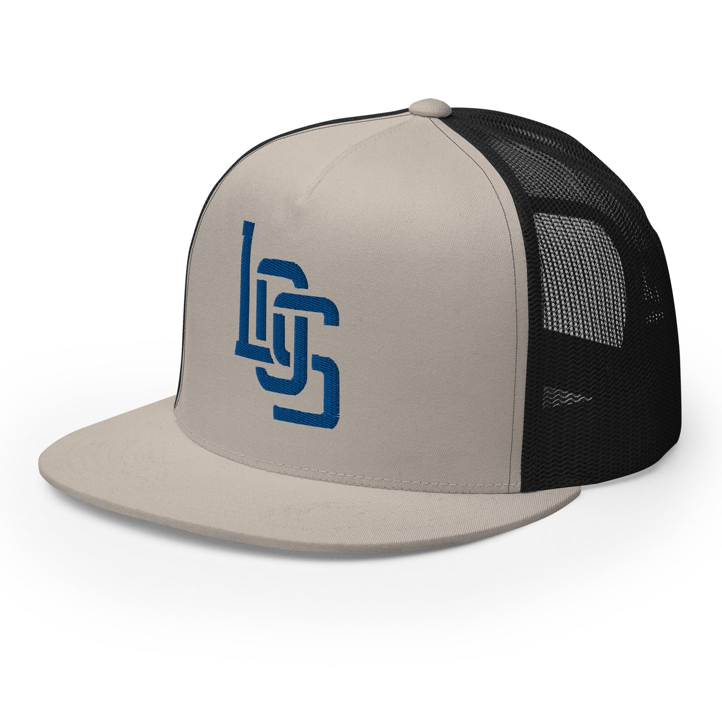 "LOS" Five Panel Trucker Cap | Yupoong 6006 | E Luna CLASSIC 1 Royal Thread Front Logo