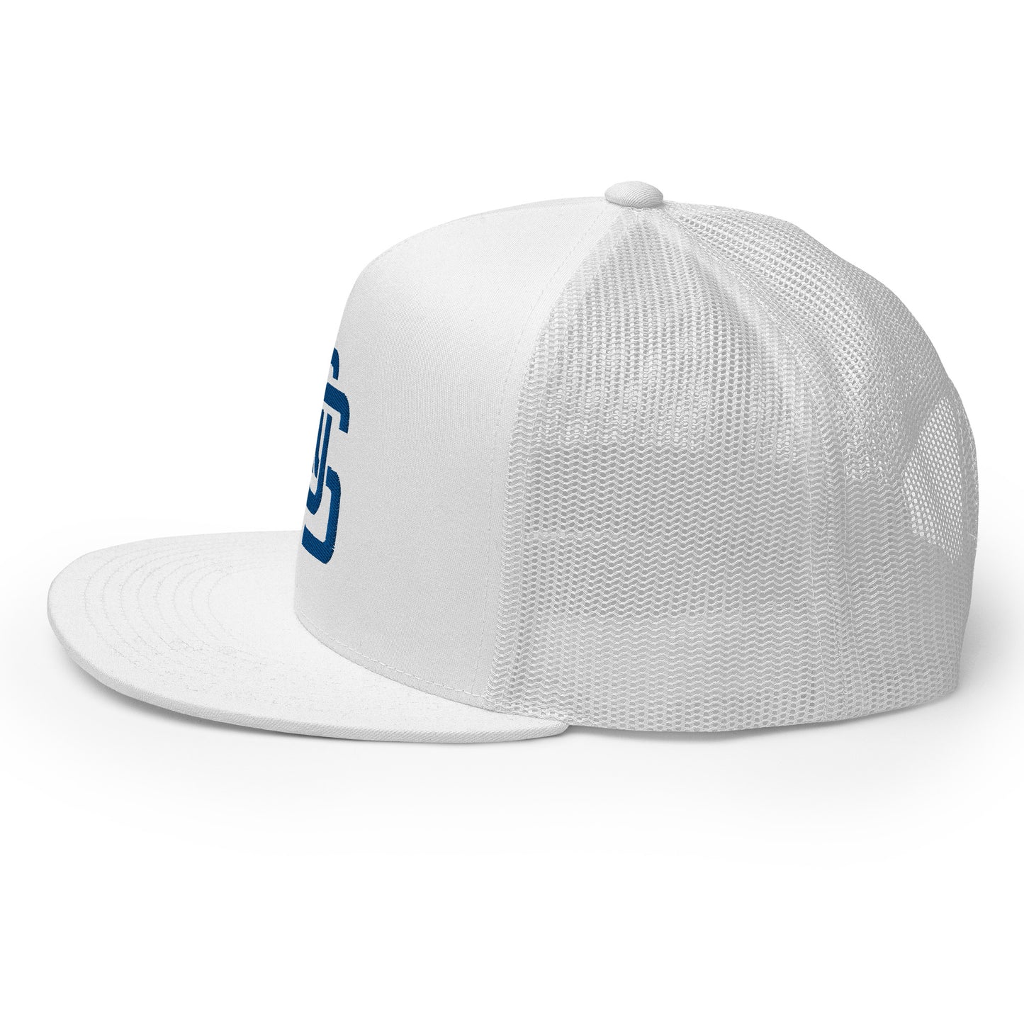 "LOS" Five Panel Trucker Cap | Yupoong 6006 | E Luna CLASSIC 1 Royal Thread Front Logo