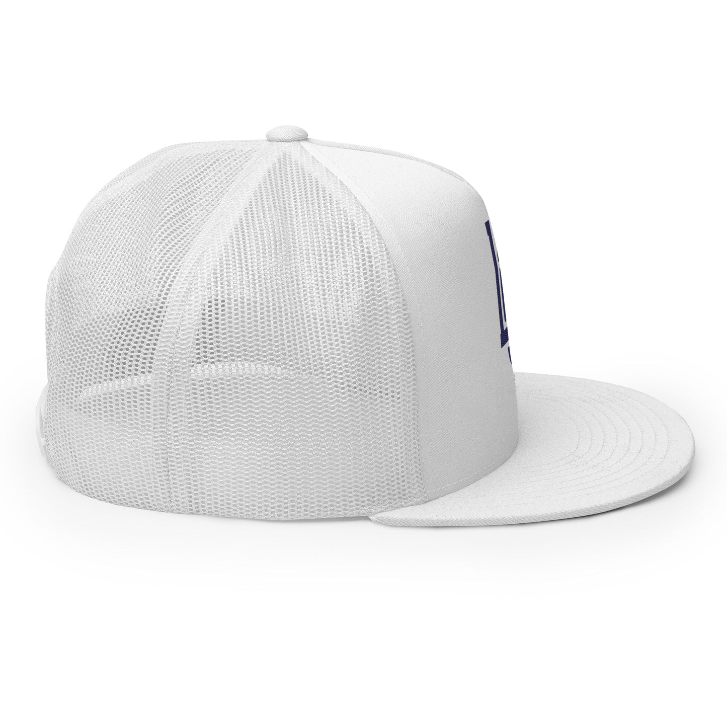 "LOS" Five Panel Trucker Cap | Yupoong 6006 | E Luna CLASSIC 1 Navy Thread Front Logo