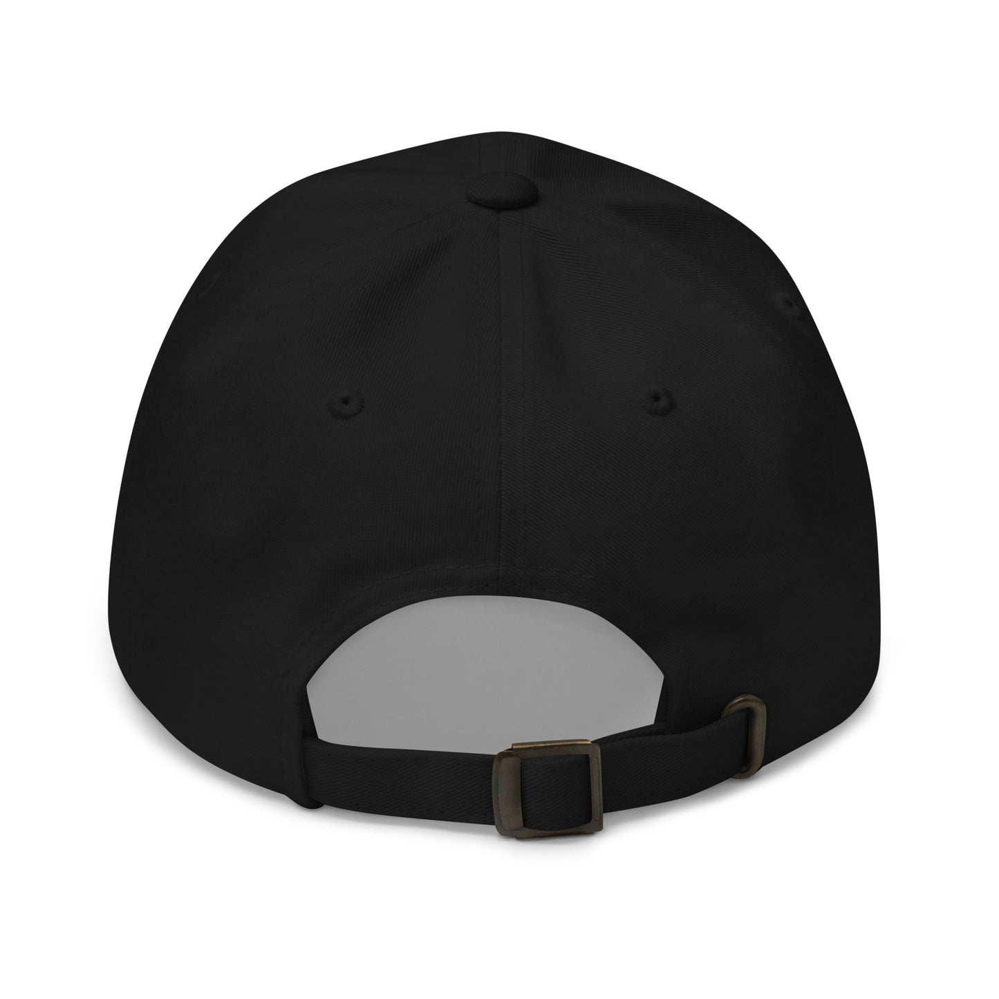 "619" Classic Dad Hat | Yupoong 6245CM | E Luna Brand ESSENTIAL Duocrest 2 Old Gold Thread Logos: Front & Left