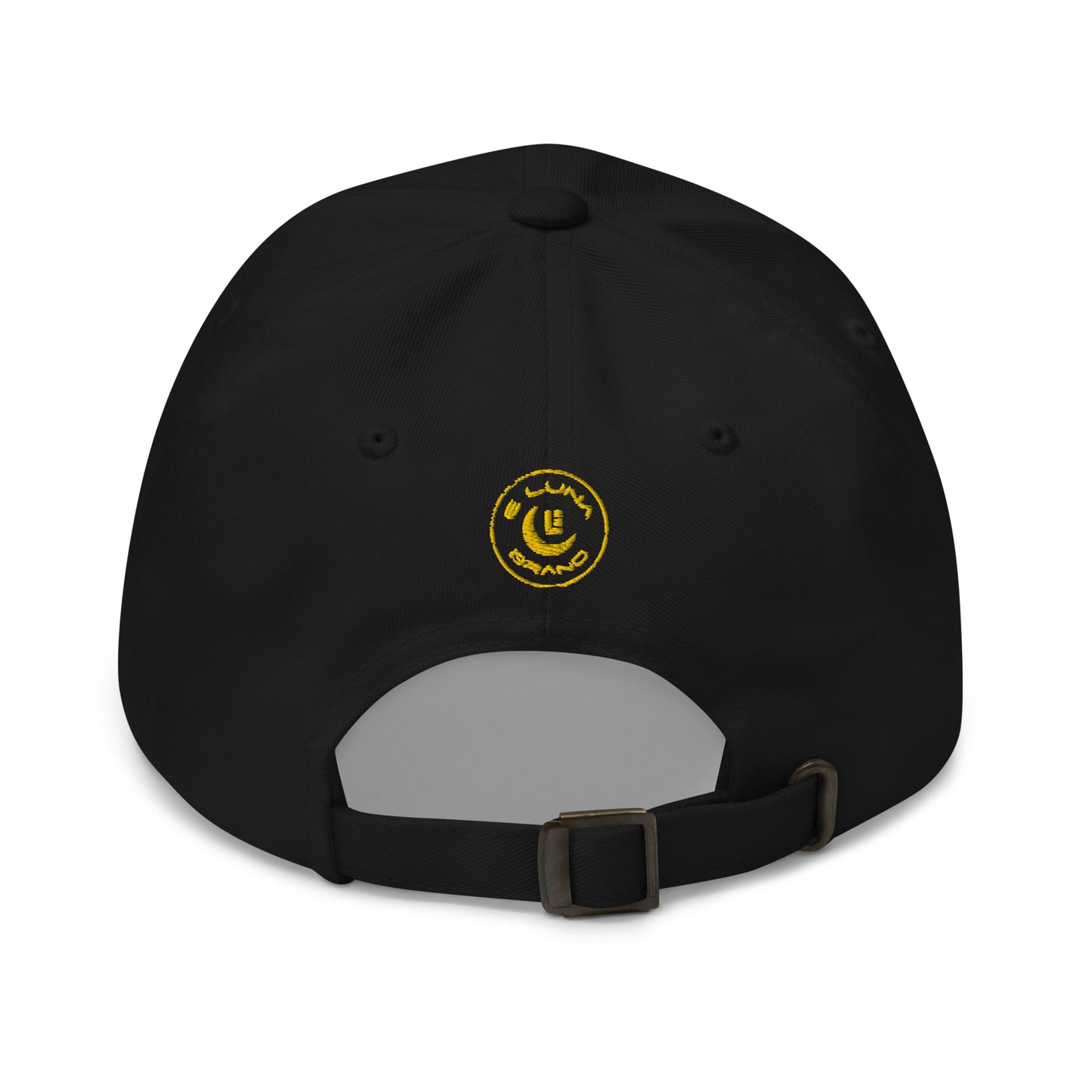 "213" Classic Dad Hat | Yupoong 6245CM | E Luna SELECT Tricrest 3 Gold Thread Front, Left Side & Back Logos