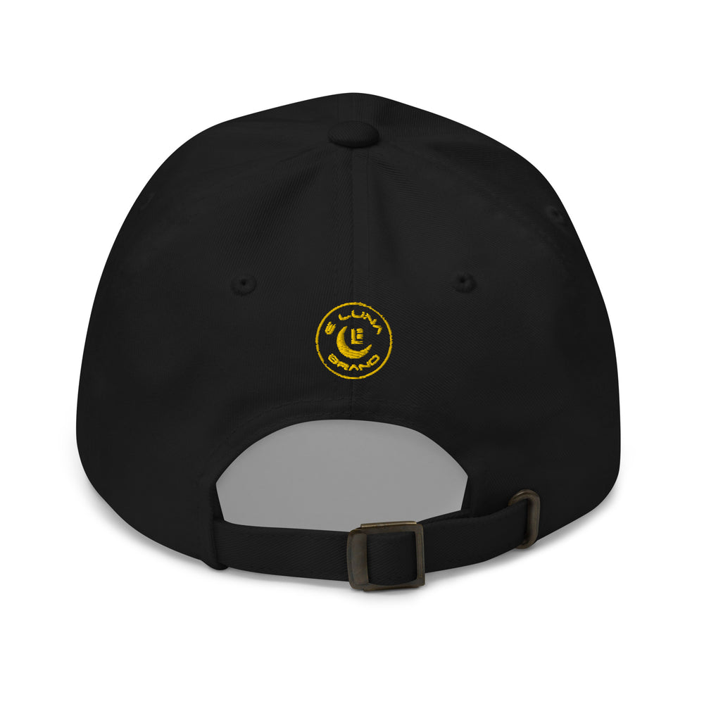 "SAN" Classic Dad Hat | E Luna Brand SELECT | 3 Gold Thread Logos | 3D Puff Edition