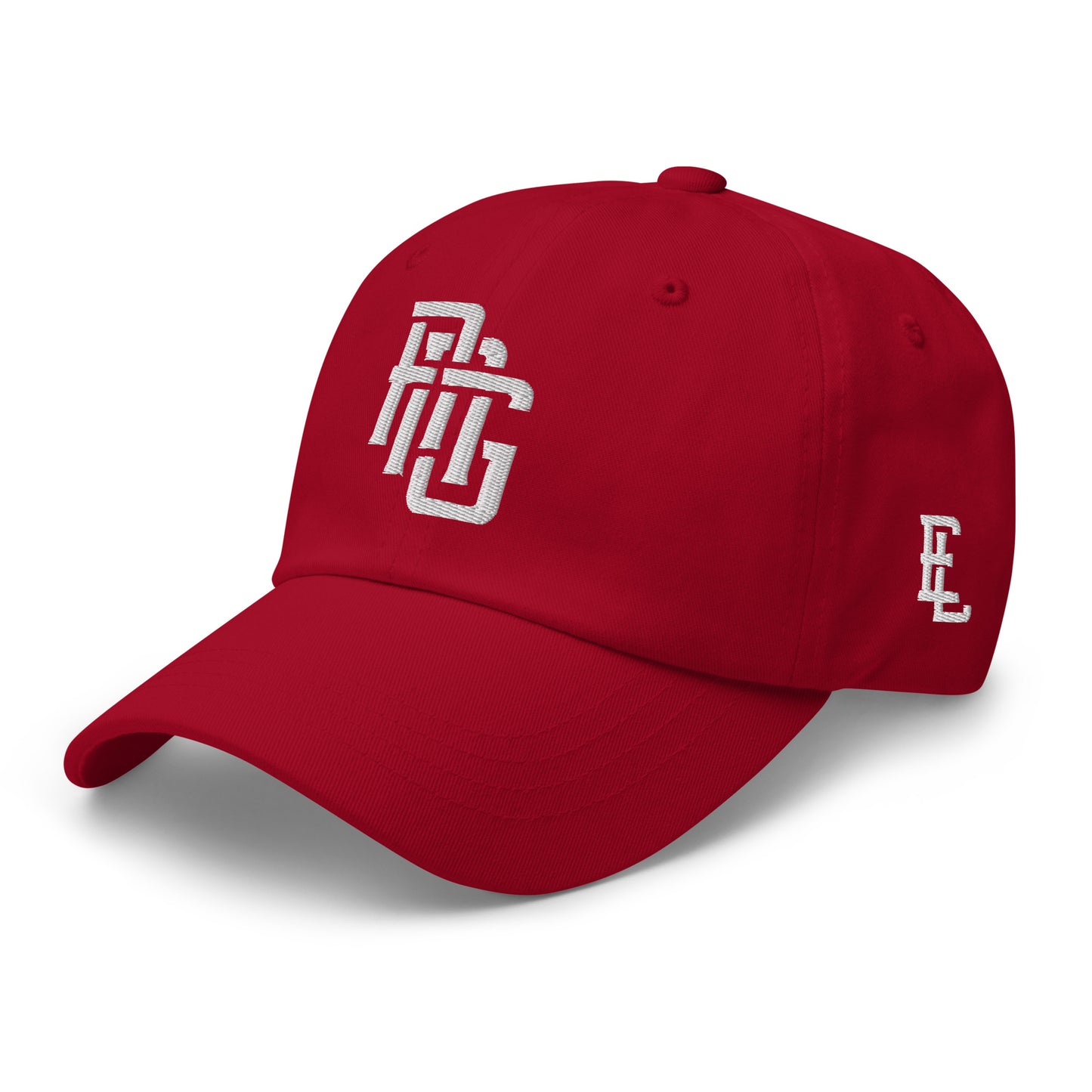 "ANG" Classic Dad Hat | E Luna Brand ESSENTIAL | 2 White Thread Logos