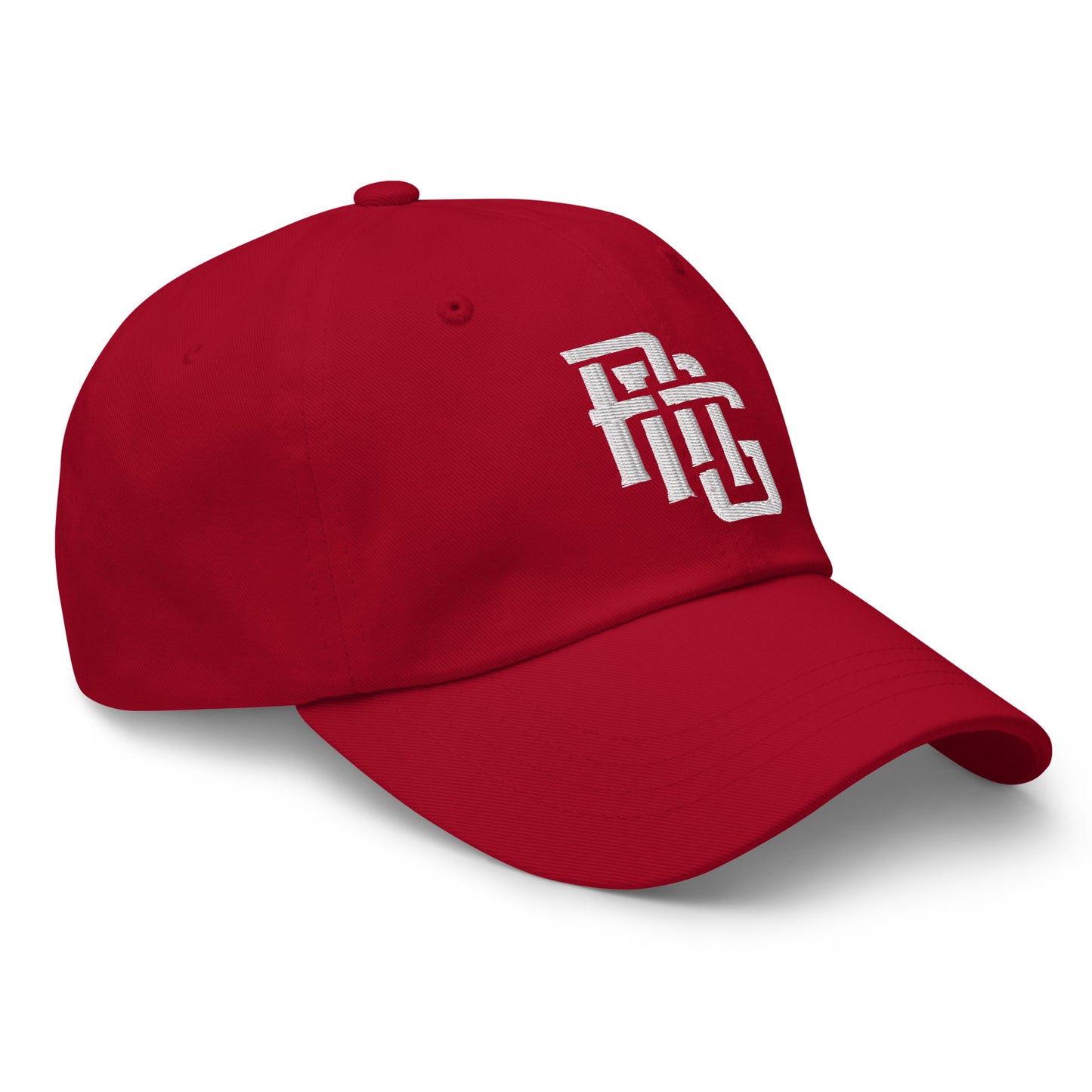 "ANG" Classic Dad Hat | E Luna Brand ESSENTIAL | 2 White Thread Logos