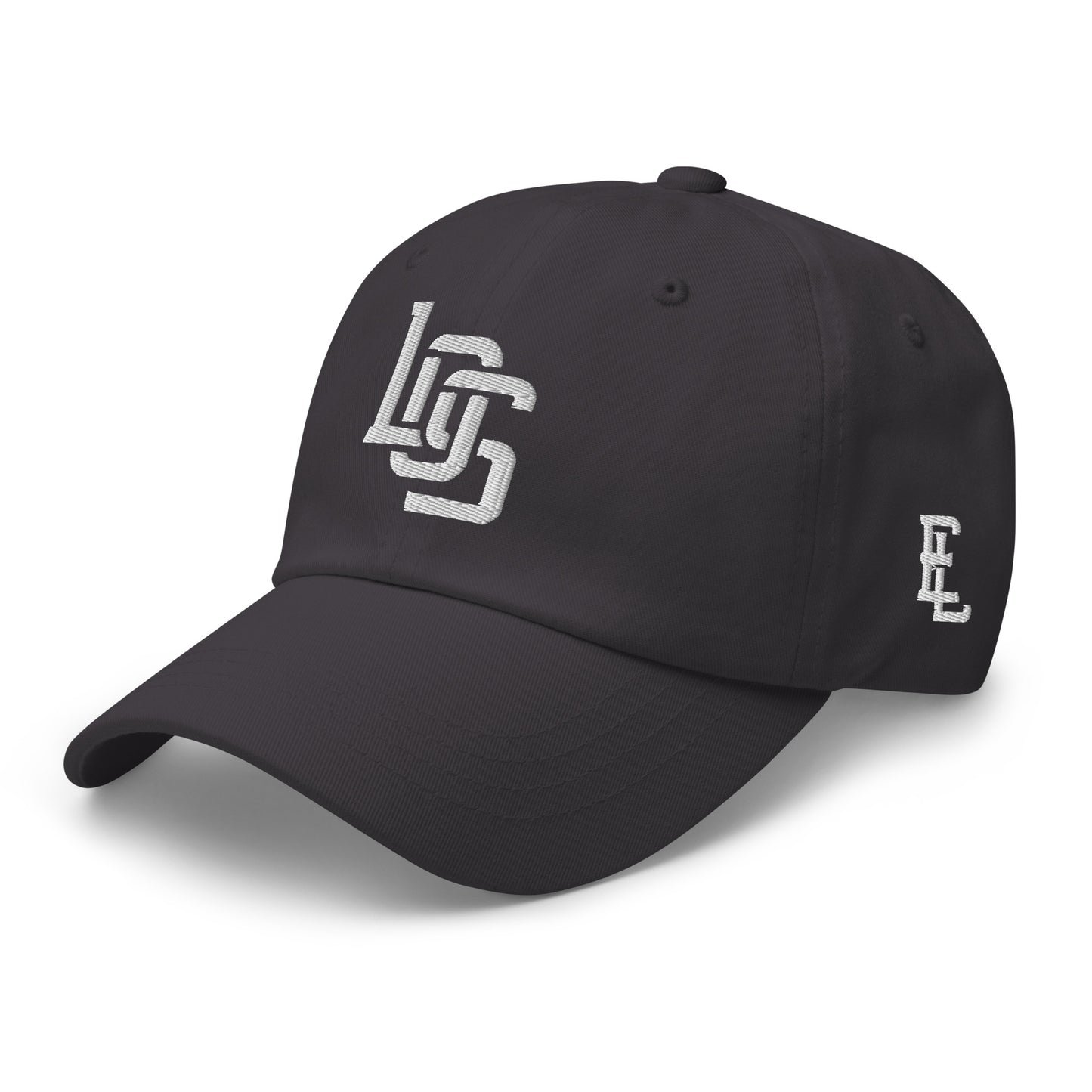 "LOS" Classic Dad Hat | E Luna Brand ESSENTIAL | 2 White Thread Logos
