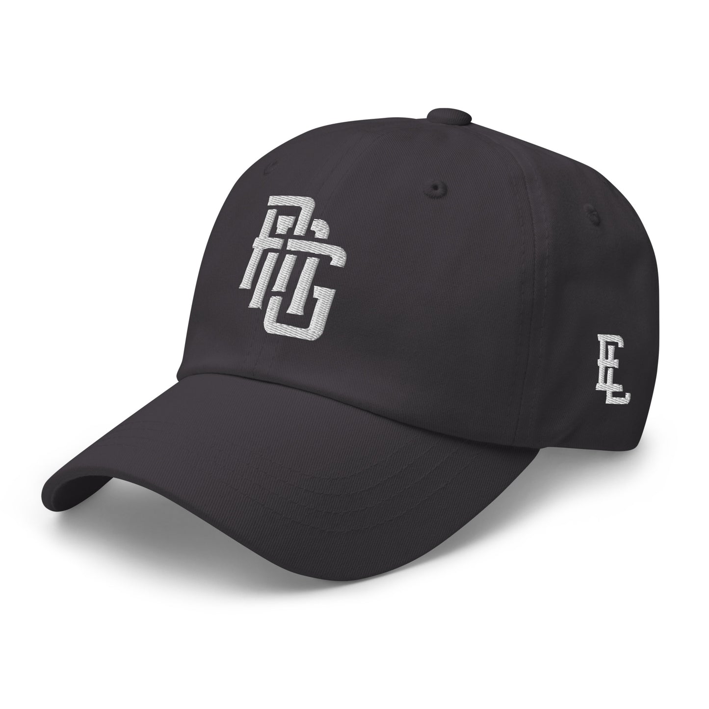 "ANG" Classic Dad Hat | E Luna Brand ESSENTIAL | 2 White Thread Logos