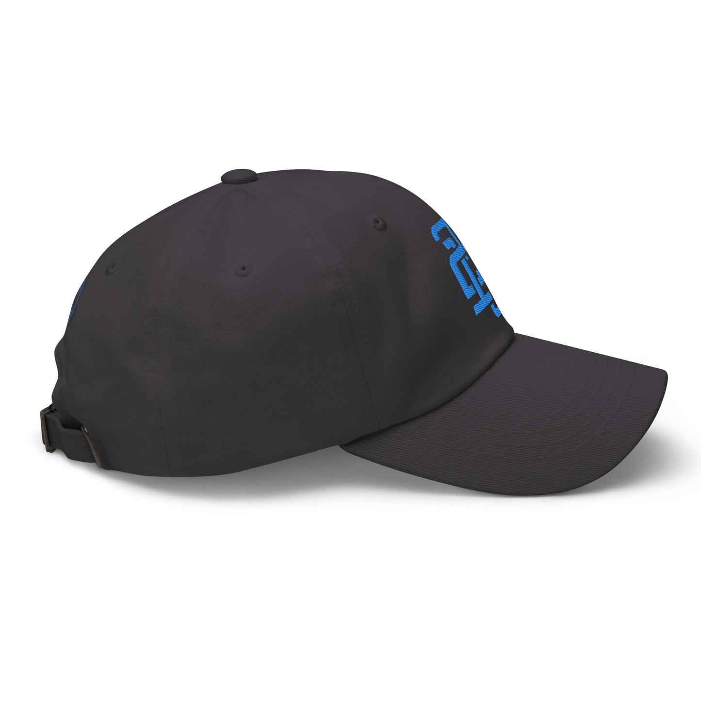 "213" Classic Dad Hat | Yupoong 6245CM | E Luna SELECT Tricrest 3 Aqua/Teal Thread Front, Left Side & Back Logos
