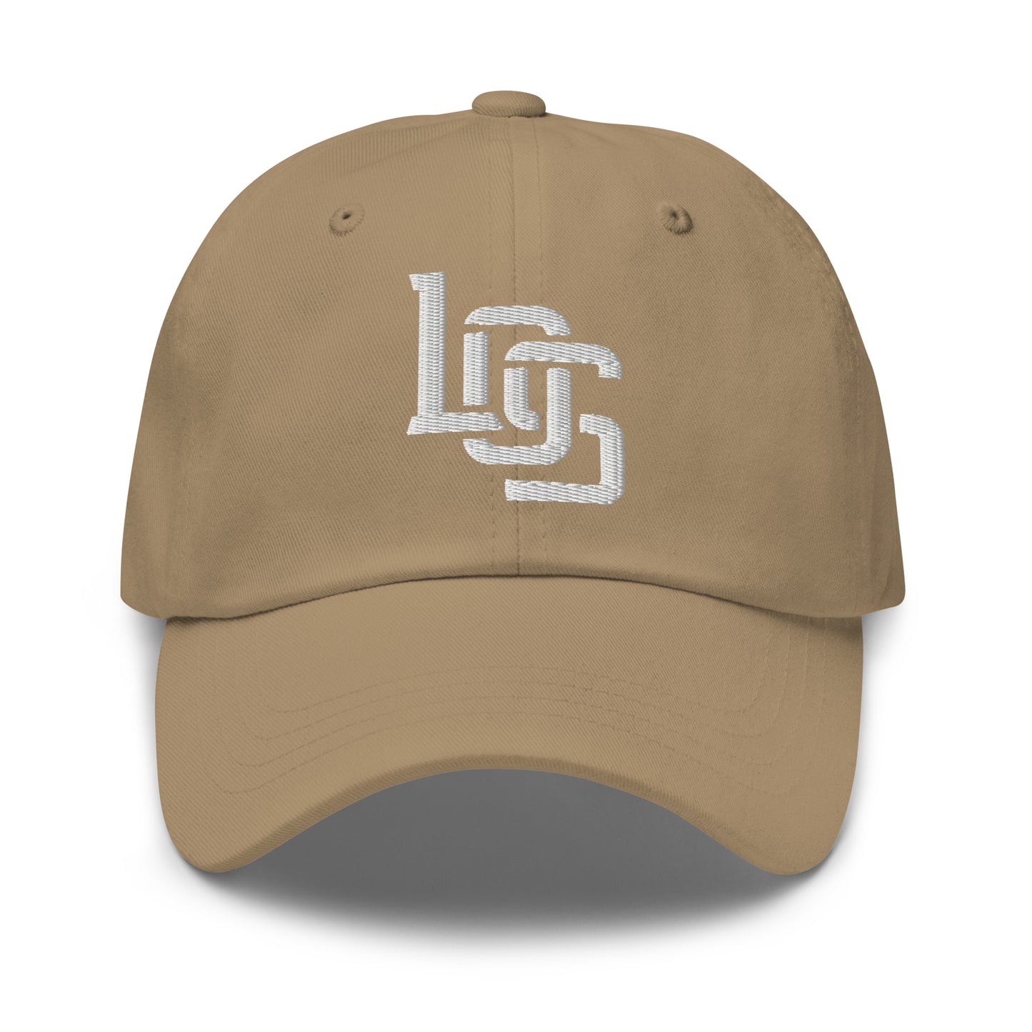 "LOS" Classic Dad Hat | E Luna Brand ESSENTIAL | 2 White Thread Logos