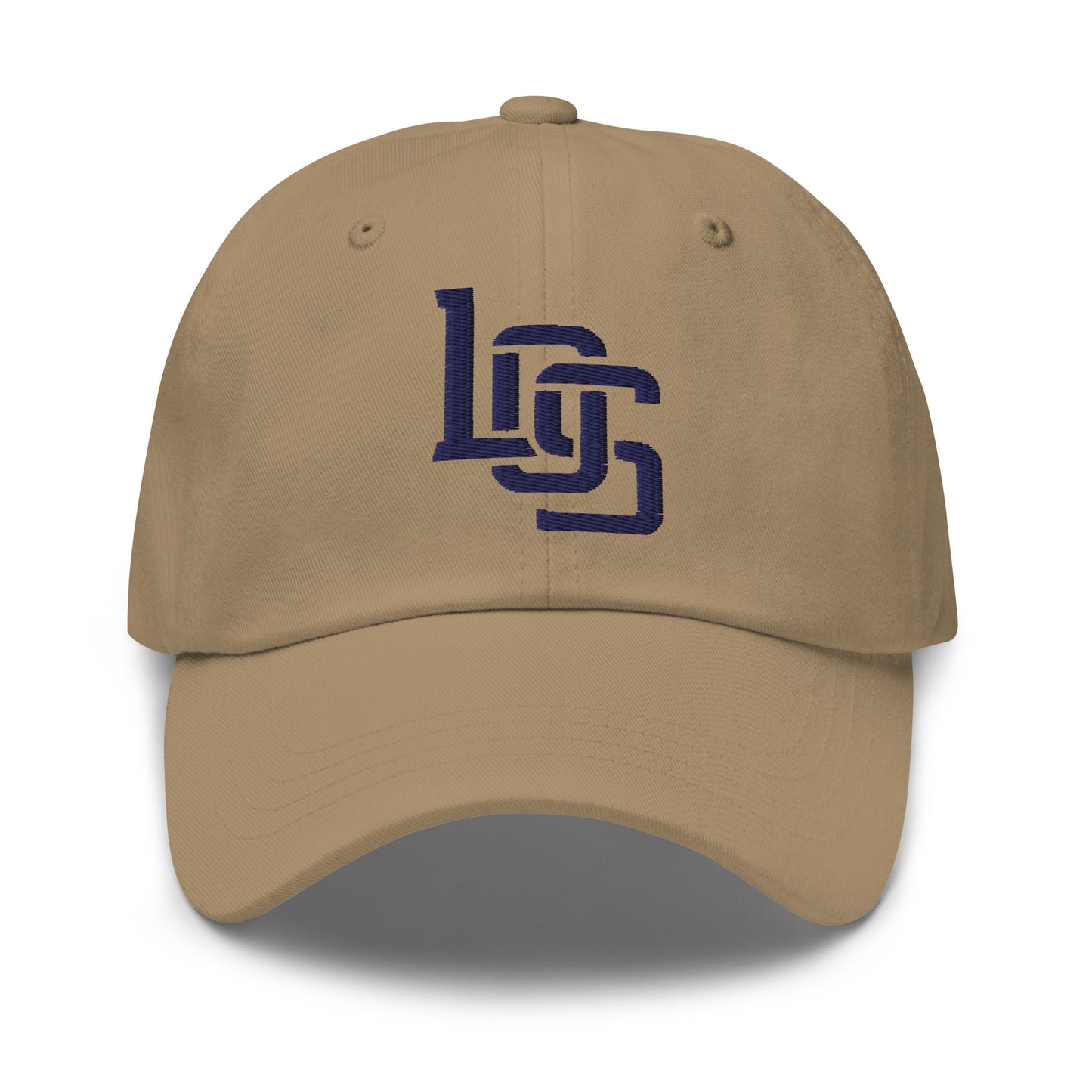 "LOS" Classic Dad Hat | E Luna Brand ESSENTIAL | 2 Navy Thread Logos
