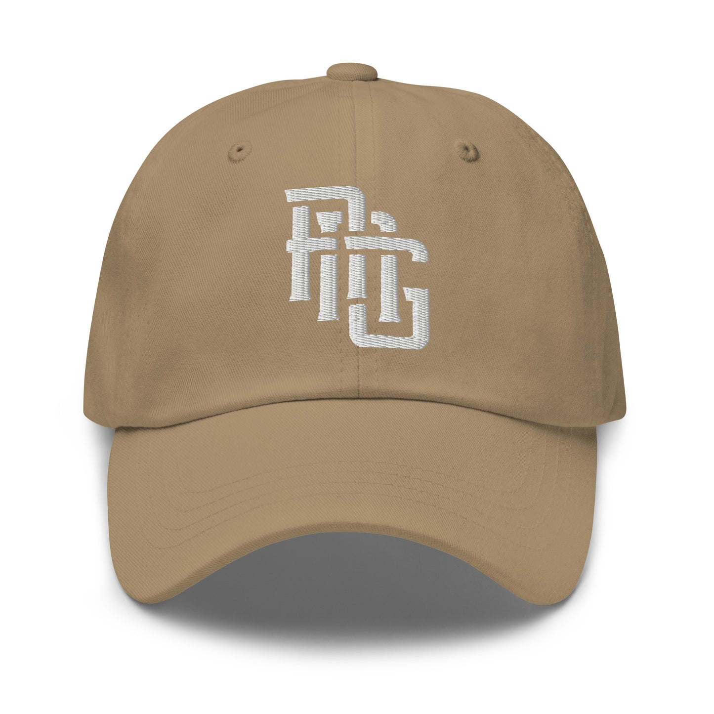 "ANG" Classic Dad Hat | E Luna Brand ESSENTIAL | 2 White Thread Logos