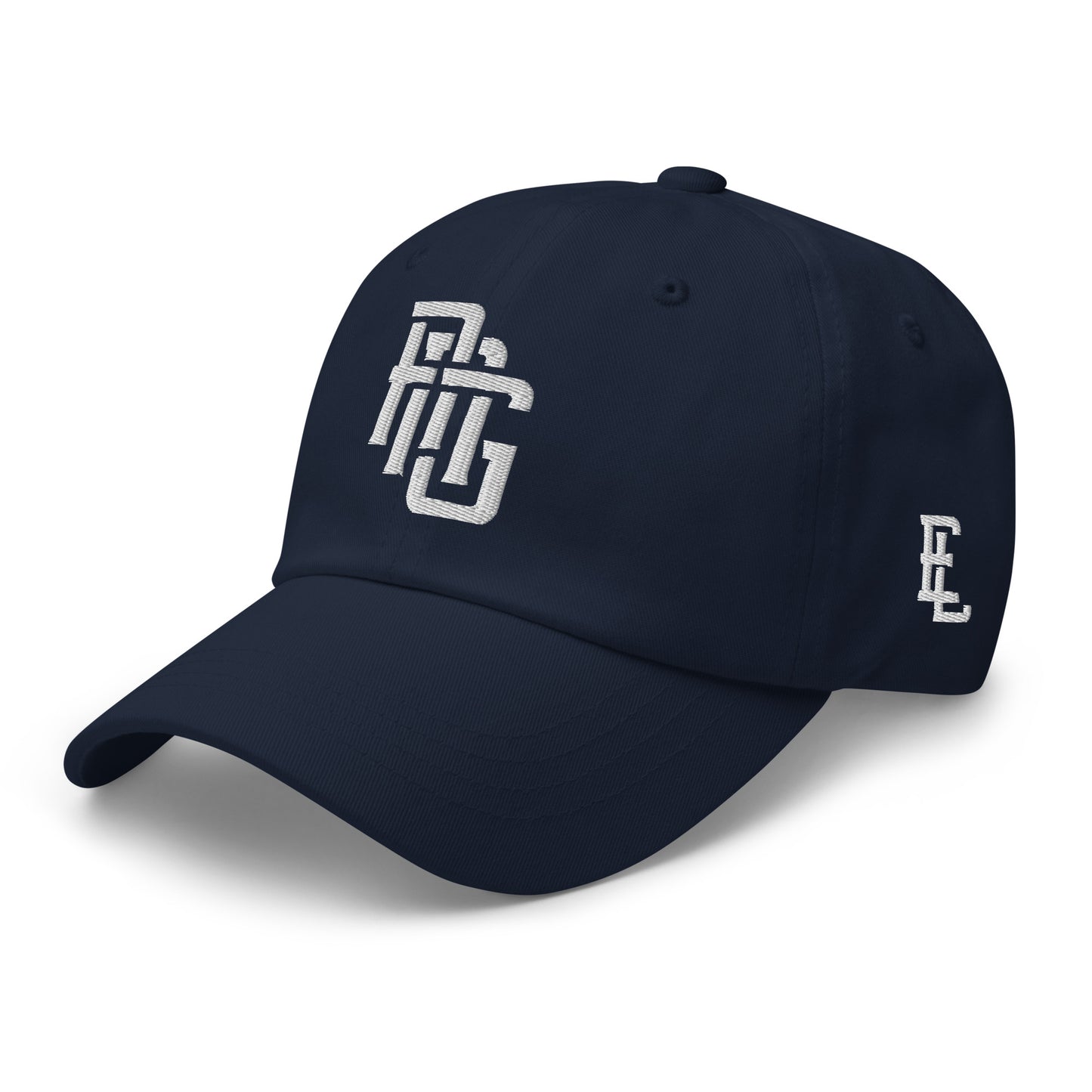 "ANG" Classic Dad Hat | E Luna Brand ESSENTIAL | 2 White Thread Logos