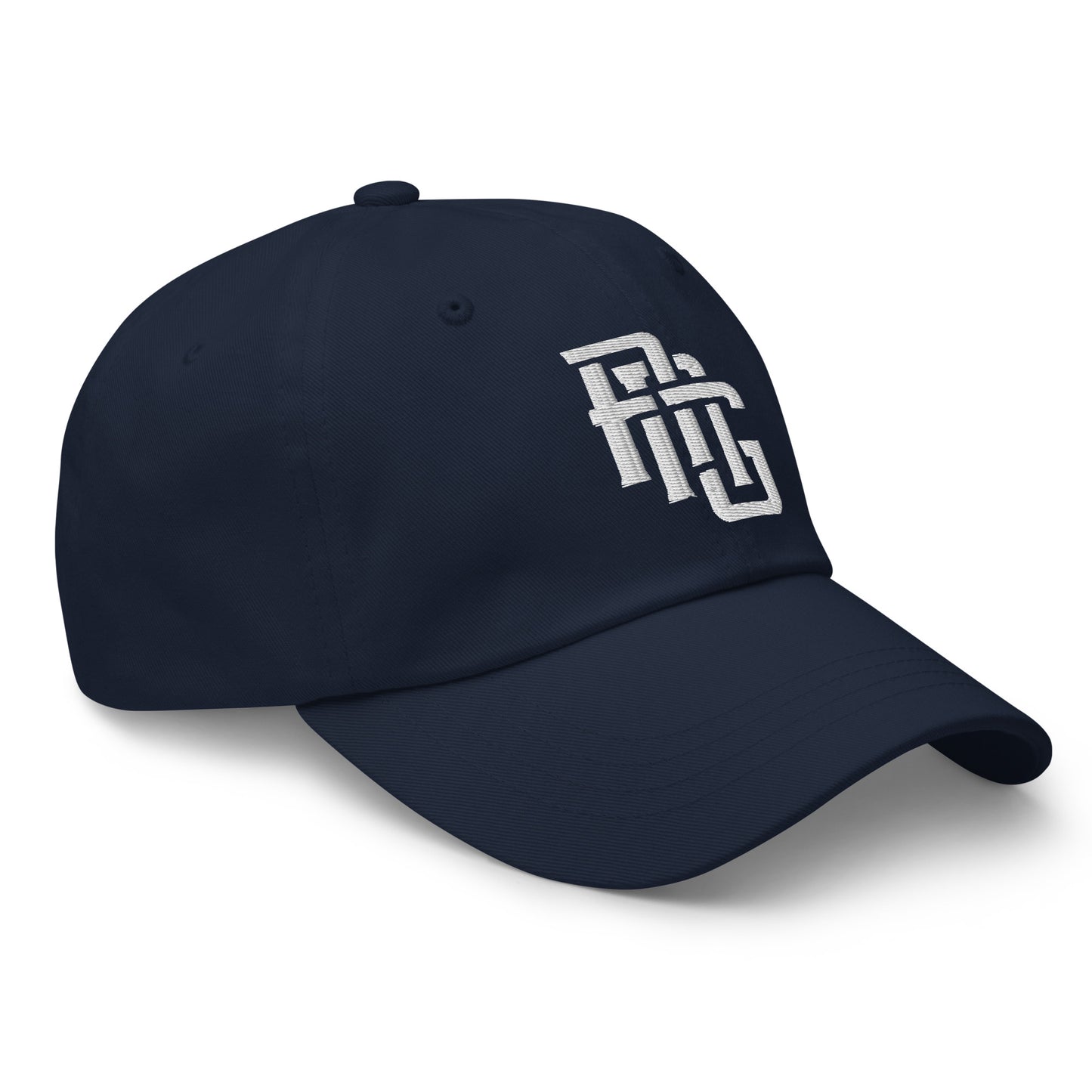 "ANG" Classic Dad Hat | E Luna Brand ESSENTIAL | 2 White Thread Logos