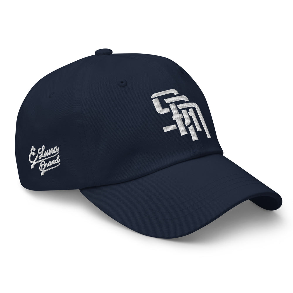 Boné Clássico "SAN" | E Luna Brand PREMIUM | 4 Logotipos Bordados em Branco | Edição 3D Puff