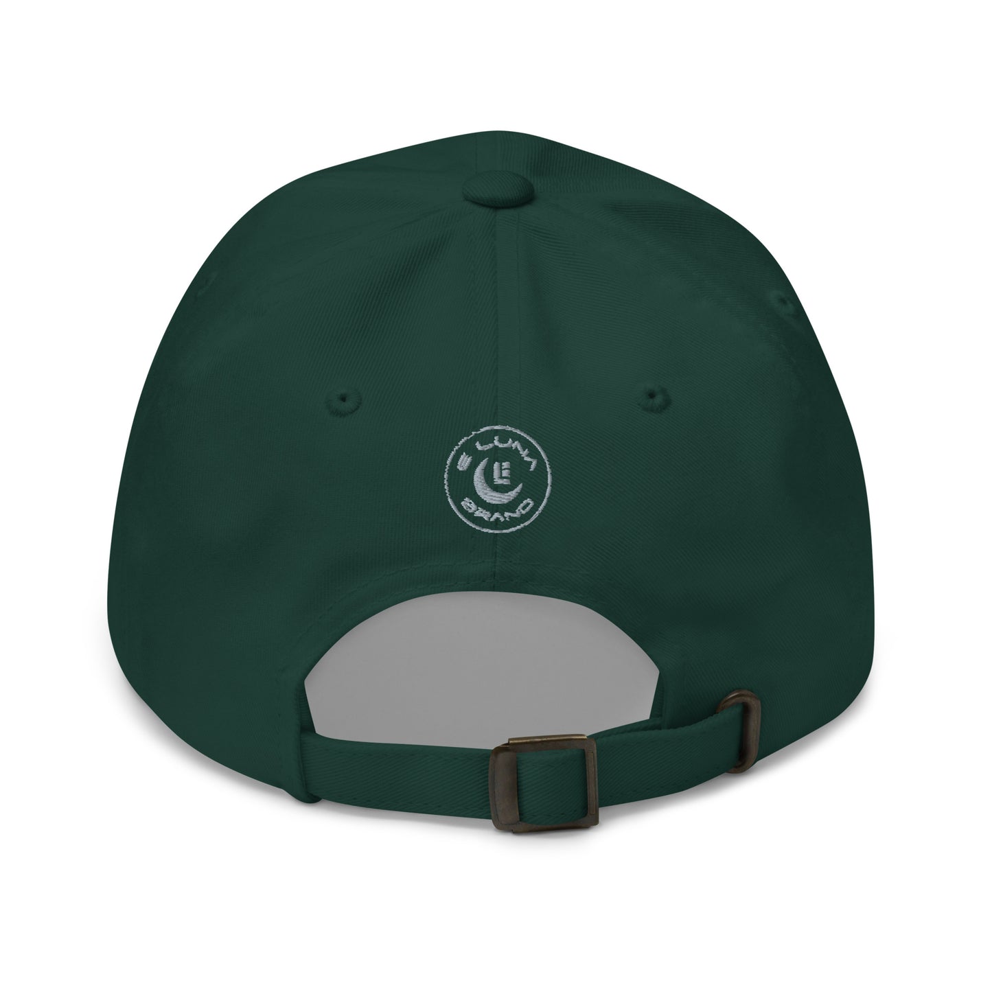 "213" Classic Dad Hat | Yupoong 6245CM | E Luna SELECT Tricrest 3 Grey Thread Front, Left Side & Back Logos