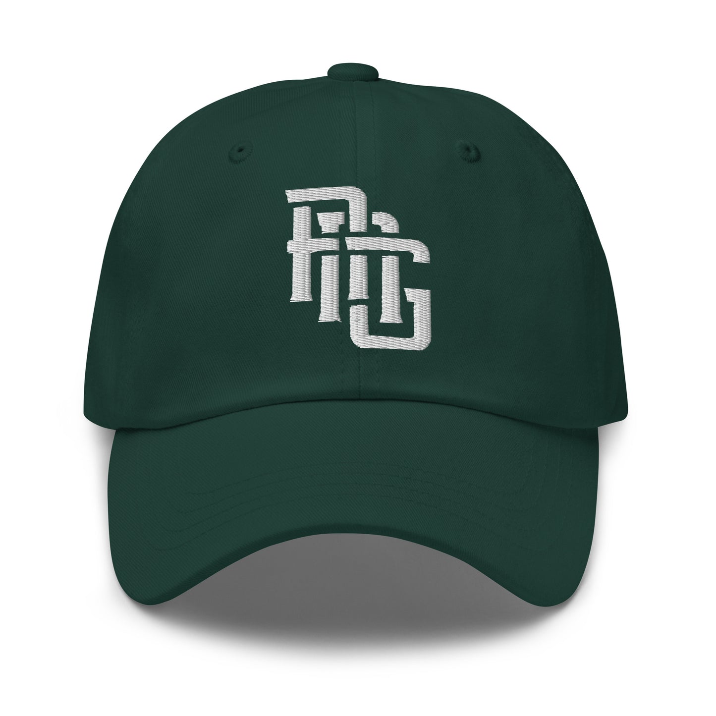 "ANG" Classic Dad Hat | E Luna Brand ESSENTIAL | 2 White Thread Logos