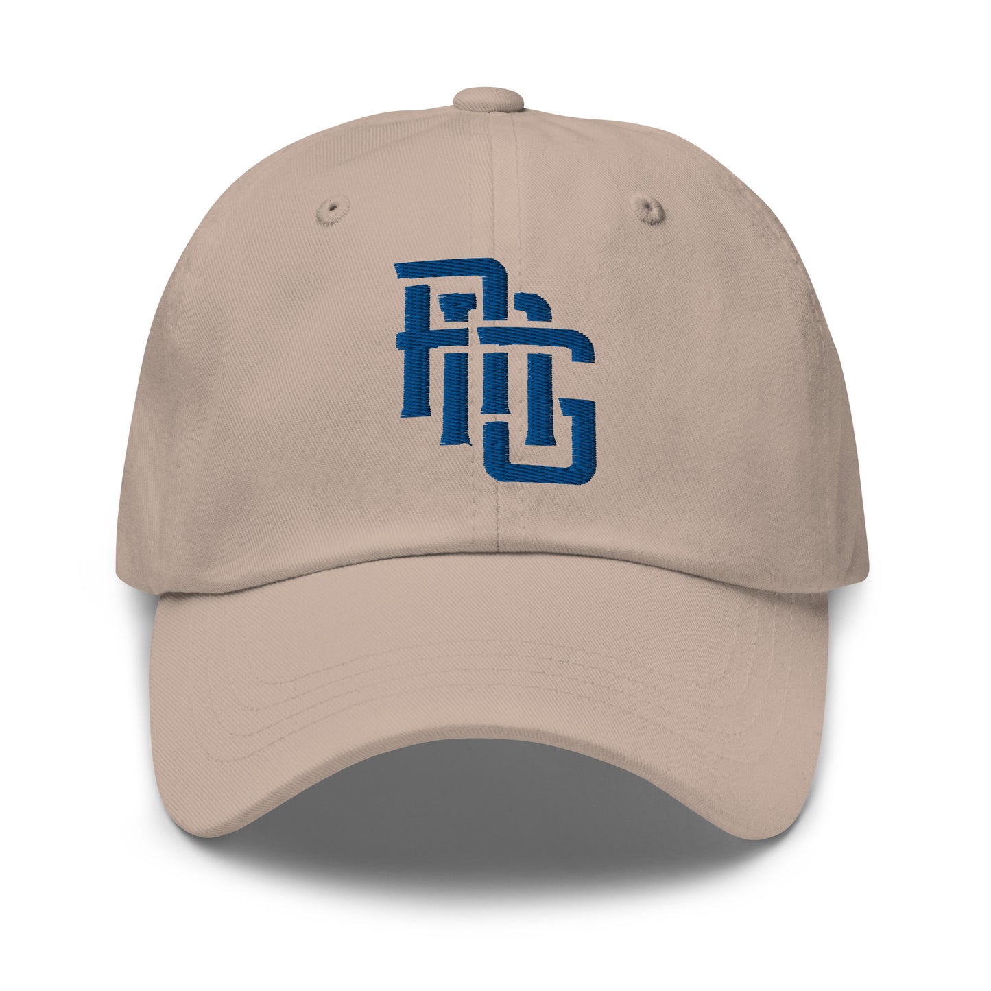 "ANG" Classic Dad Hat | E Luna Brand ESSENTIAL | 2 Royal Thread Logos