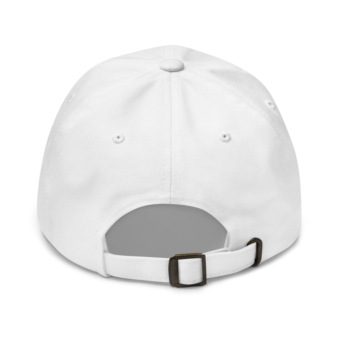 "619" Classic Dad Hat | Yupoong 6245CM | E Luna Brand ESSENTIAL Duocrest 2 Gold Thread Logos: Front & Left