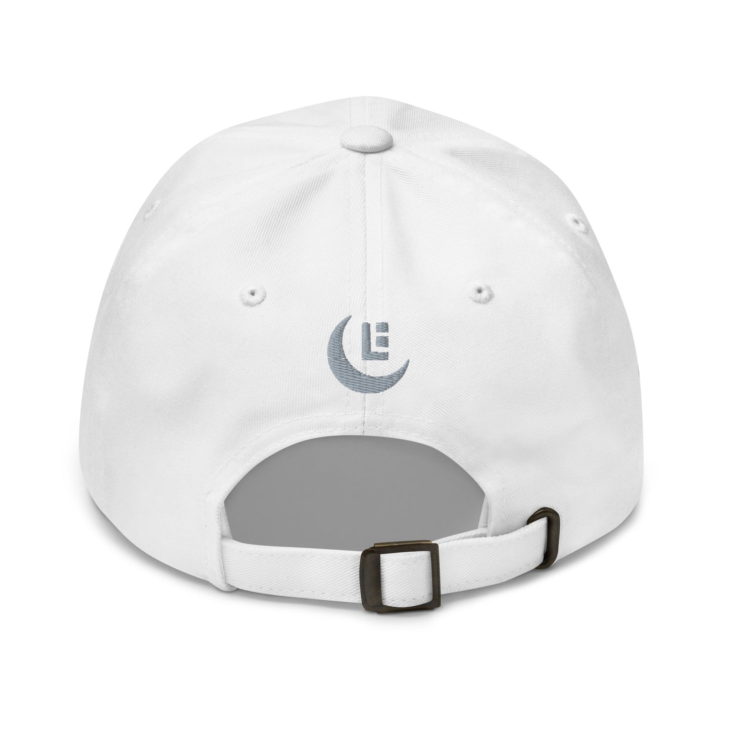 "SAN" Classic Dad Hat | E Luna Brand PREMIUM | 4 Grey Thread Logos | 3D Puff Edition