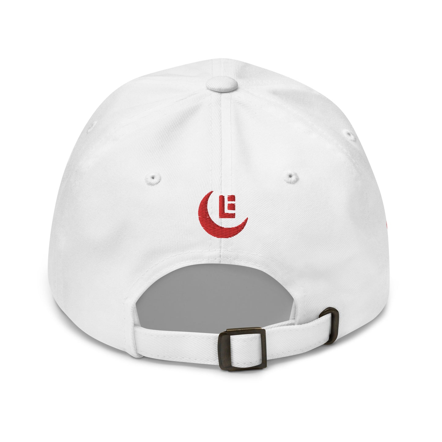 "SAN" Classic Dad Hat | E Luna Brand PREMIUM | 4 Red Thread Logos | 3D Puff Edition
