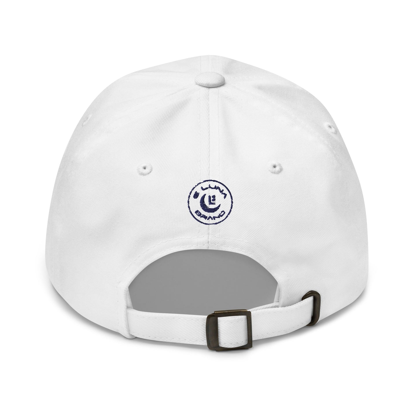 "SAN" Classic Dad Hat | E Luna Brand SELECT | 3 Navy Thread Logos | 3D Puff Edition