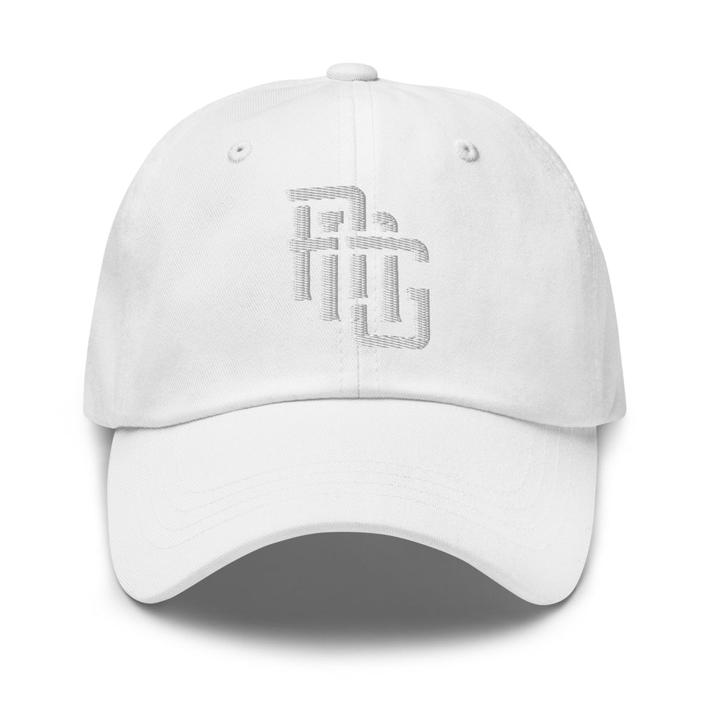 "ANG" Classic Dad Hat | E Luna Brand ESSENTIAL | 2 White Thread Logos