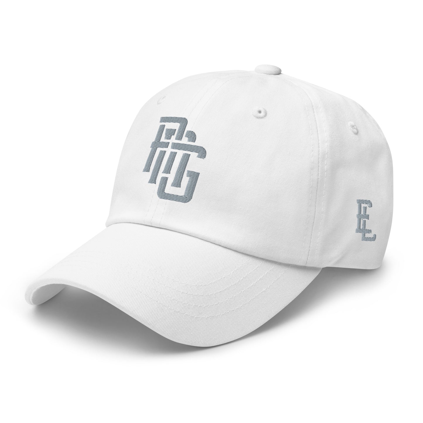 "ANG" Classic Dad Hat | E Luna Brand ESSENTIAL | 2 Grey Thread Logos