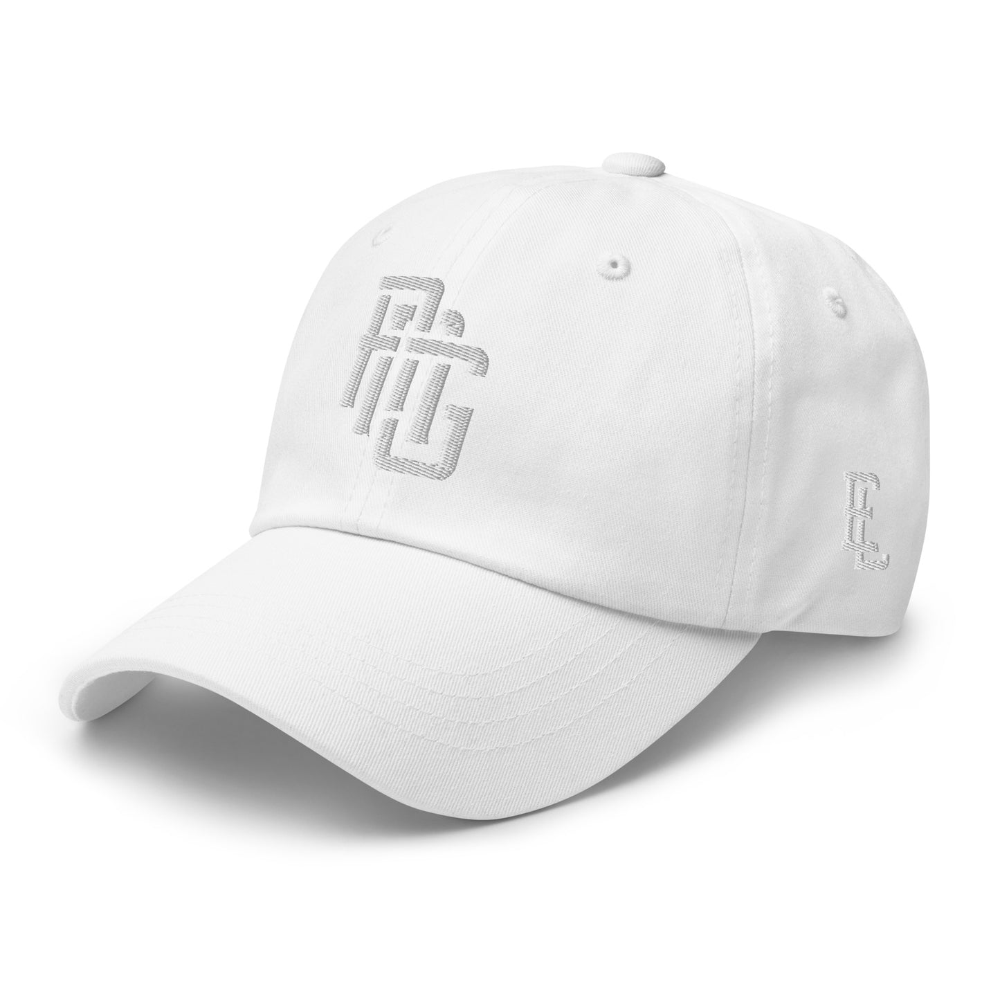 "ANG" Classic Dad Hat | E Luna Brand ESSENTIAL | 2 White Thread Logos