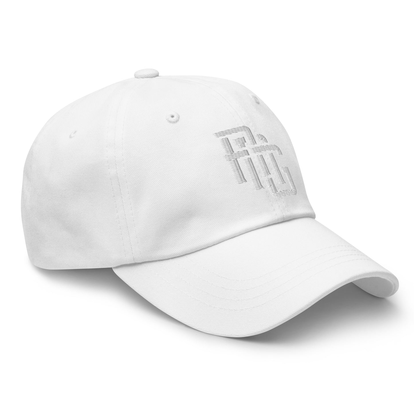 "ANG" Classic Dad Hat | E Luna Brand ESSENTIAL | 2 White Thread Logos