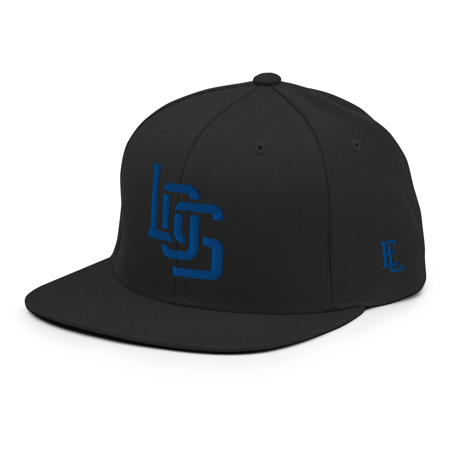 "LOS" Wool Blend Snapback | E Luna Brand ESSENTIAL | 2 Royal Thread Logos