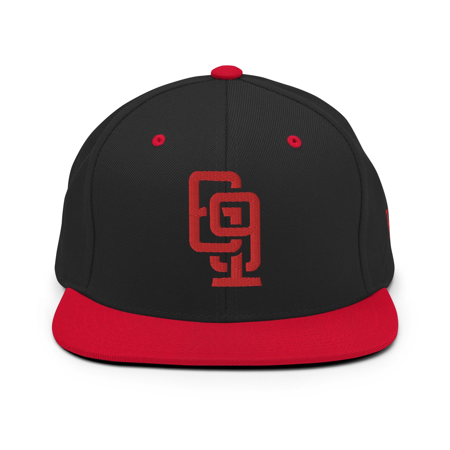 "619" Wool Blend Snapback | E Luna Brand ESSENTIAL | 2 Red Thread Logos