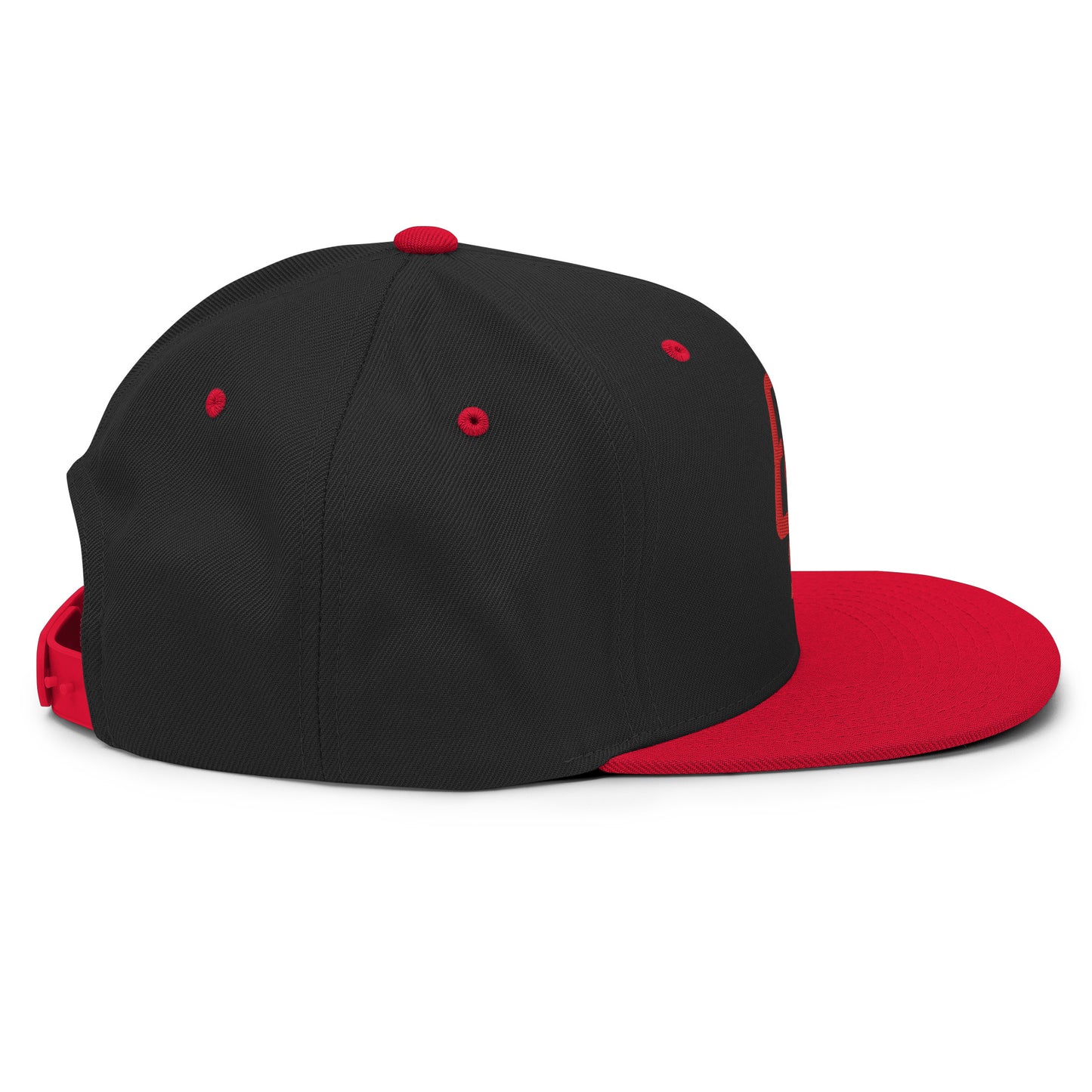 "619" Wool Blend Snapback | E Luna Brand ESSENTIAL | 2 Red Thread Logos