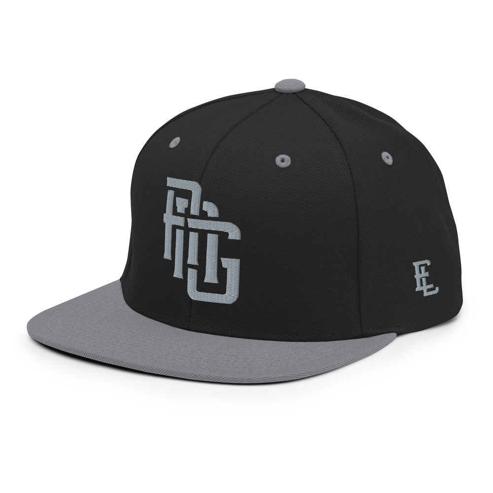 "ANG" Wool Blend Snapback | E Luna Brand ESSENTIAL | 2 Grey Thread Logos