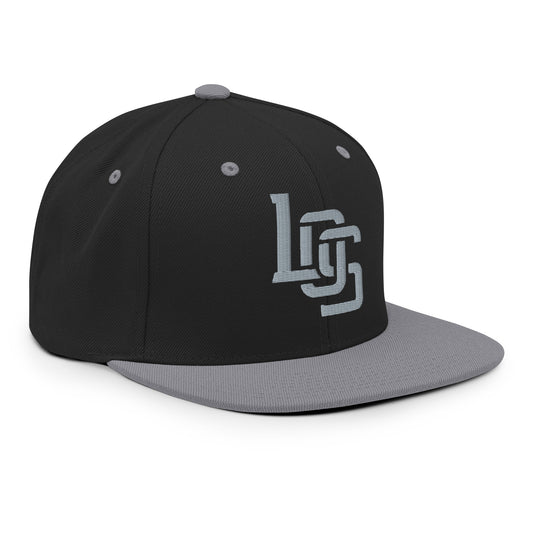 "LOS" Wool Blend Snapback | E Luna Brand ESSENTIAL | 2 Grey Thread Logos