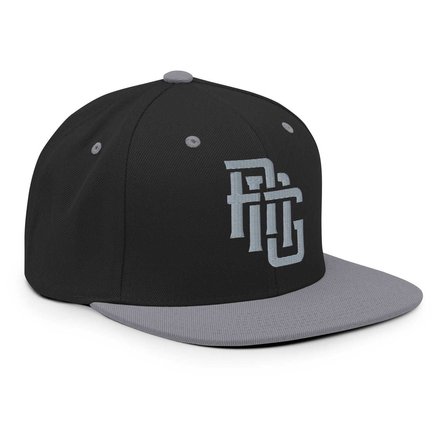 "ANG" Wool Blend Snapback | E Luna Brand ESSENTIAL | 2 Grey Thread Logos