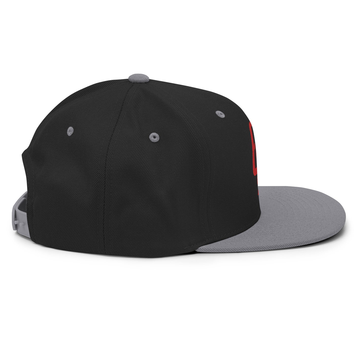 "619" Wool Blend Snapback | E Luna Brand ESSENTIAL | 2 Red Thread Logos