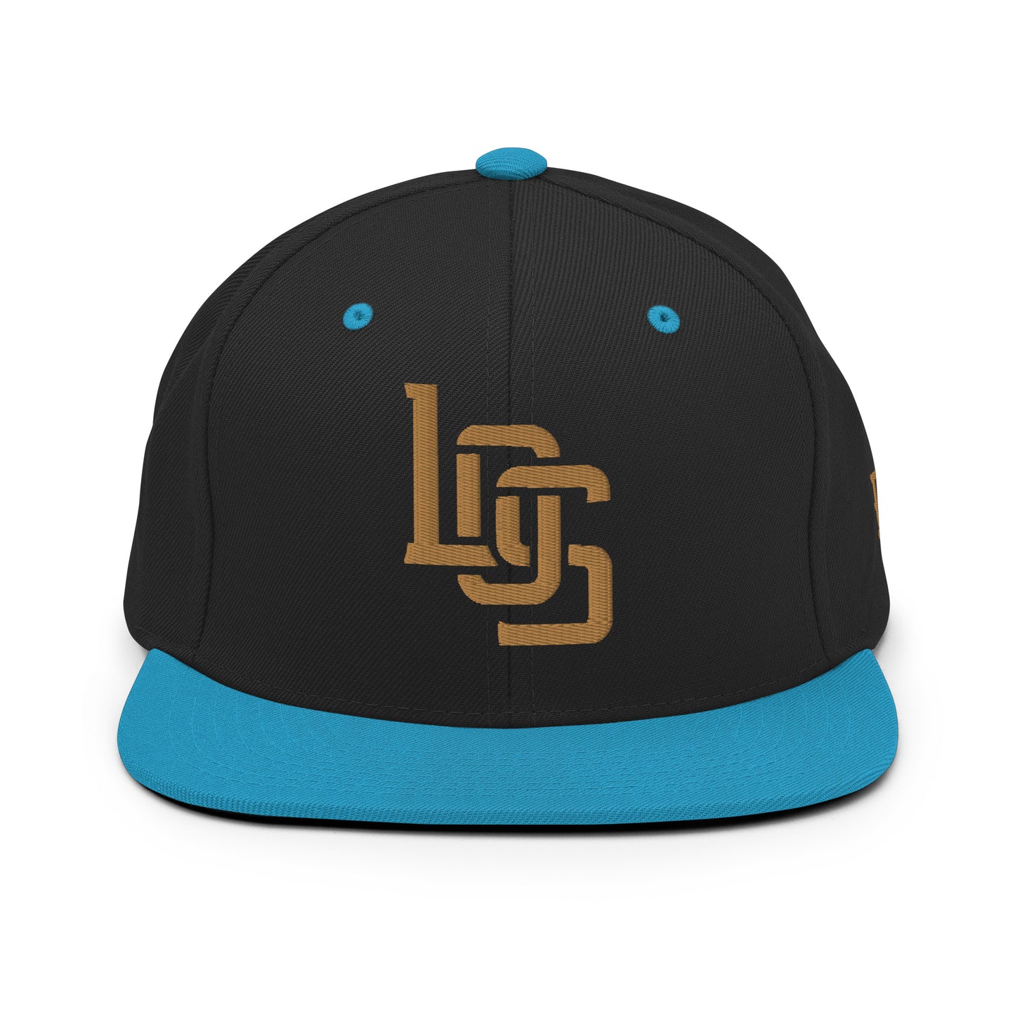 "LOS" Wool Blend Snapback | E Luna Brand ESSENTIAL | 2 Old Gold Thread Logos