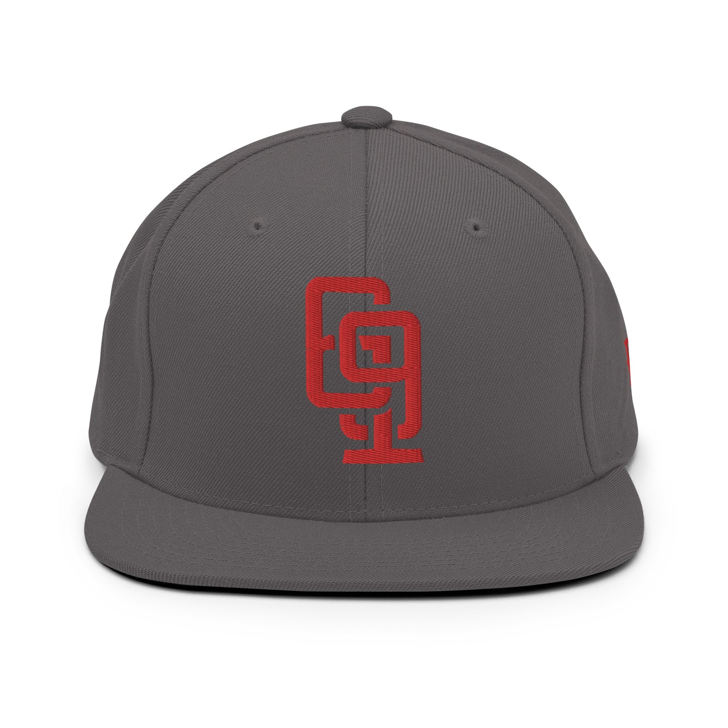 "619" Wool Blend Snapback | E Luna Brand ESSENTIAL | 2 Red Thread Logos