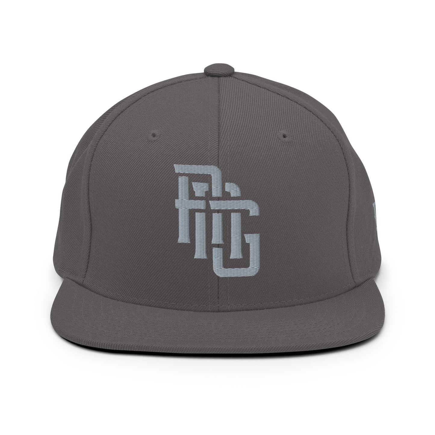 "ANG" Wool Blend Snapback | E Luna Brand ESSENTIAL | 2 Grey Thread Logos
