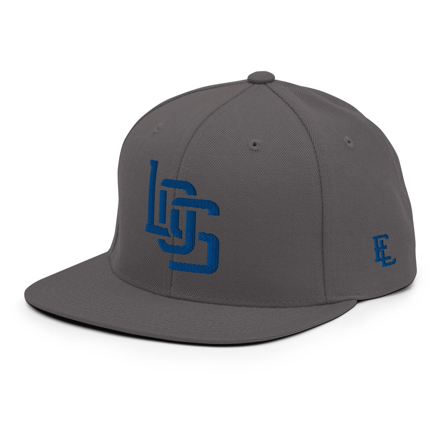 "LOS" Wool Blend Snapback | E Luna Brand ESSENTIAL | 2 Royal Thread Logos