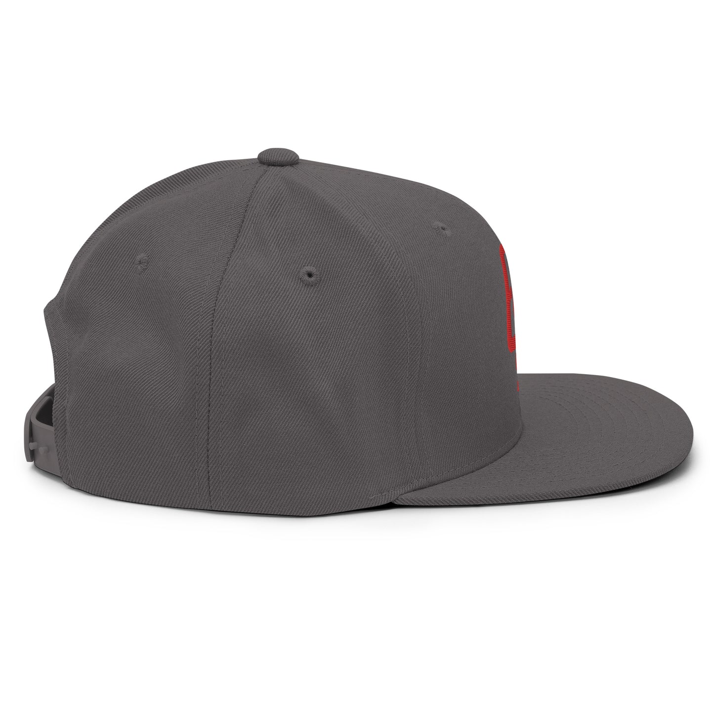 "619" Wool Blend Snapback | E Luna Brand ESSENTIAL | 2 Red Thread Logos