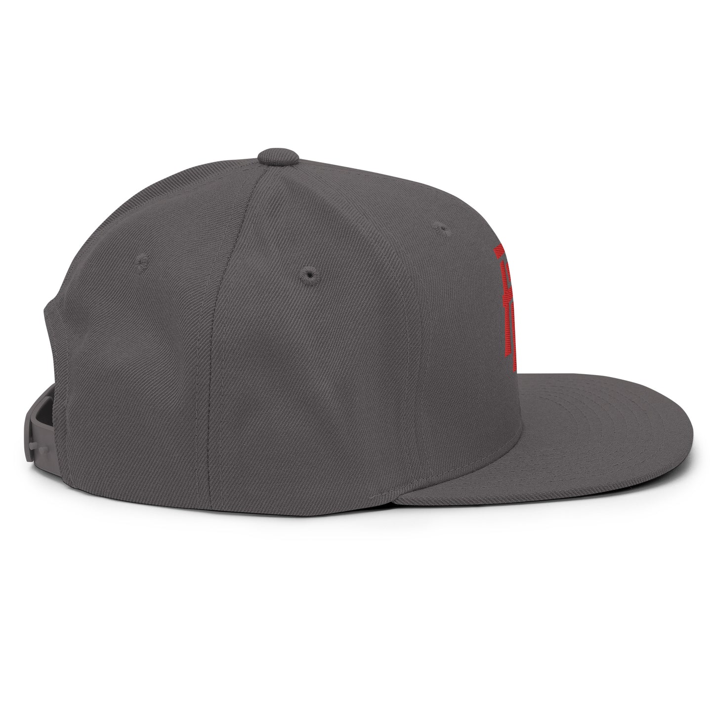 "ANG" Wool Blend Snapback | E Luna Brand ESSENTIAL | 2 Red Thread Logos