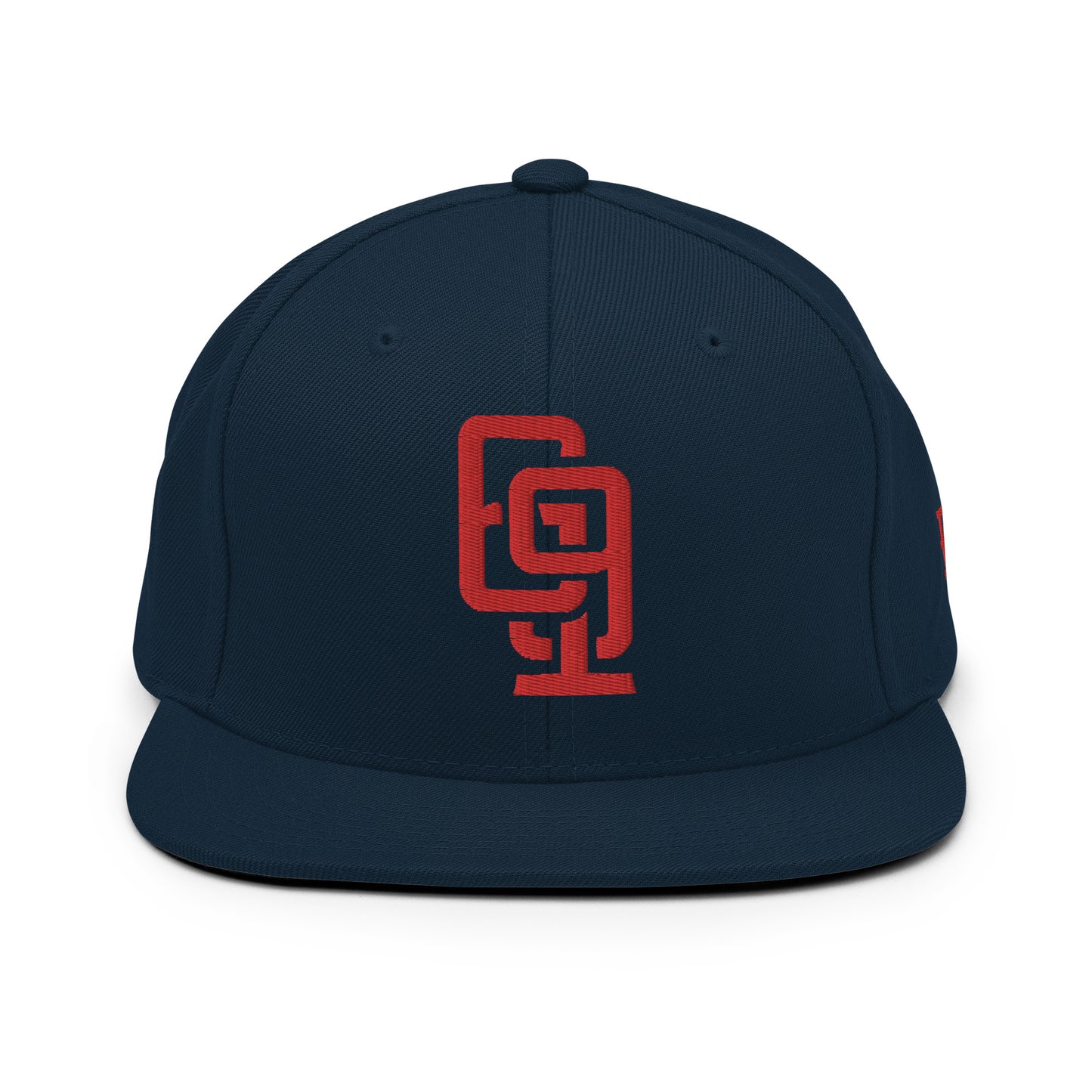 "619" Wool Blend Snapback | E Luna Brand ESSENTIAL | 2 Red Thread Logos