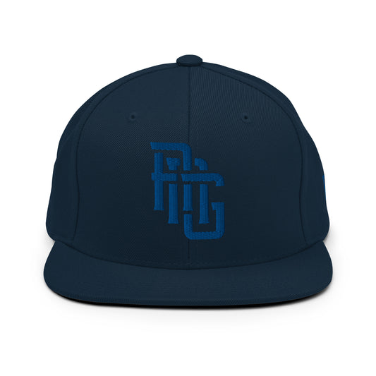 "ANG" Wool Blend Snapback | E Luna Brand ESSENTIAL | 2 Royal Thread Logos